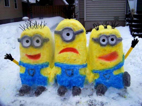 DIY figurines de neige