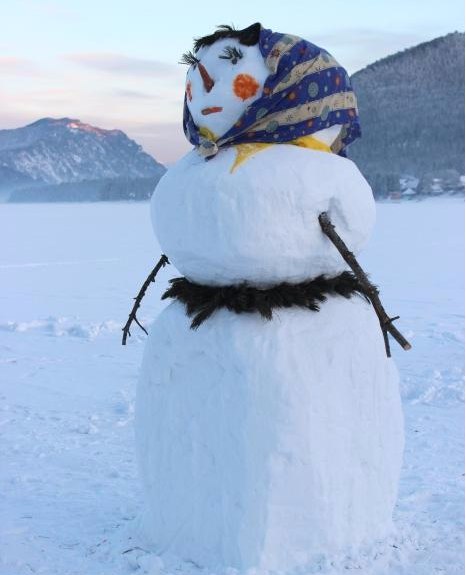 Comment faire un bonhomme de neige avec de la neige