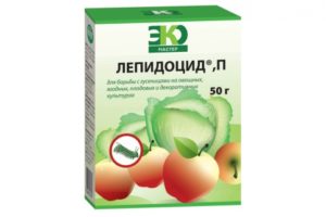 Lepidozid zur Behandlung von Apfelbäumen im Frühjahr