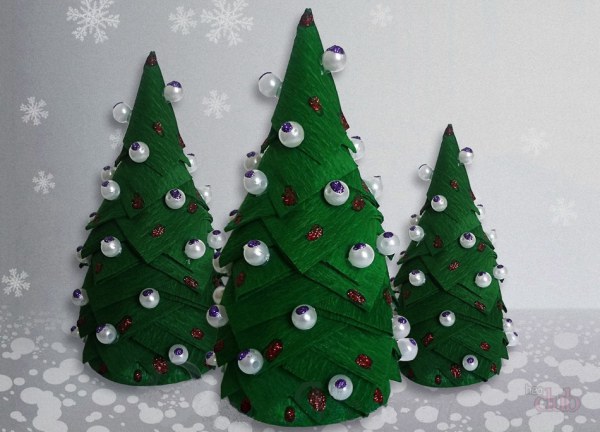 DIY vianočný stromček na Nový rok