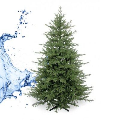 Cách trải cây thông Noel nhân tạo bằng nước nóng