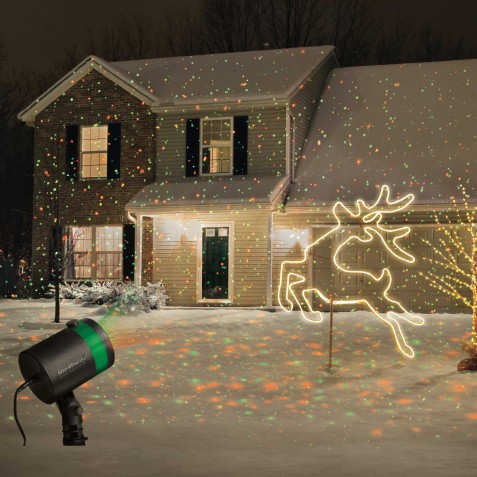 Projektor untuk hiasan rumah untuk Tahun Baru