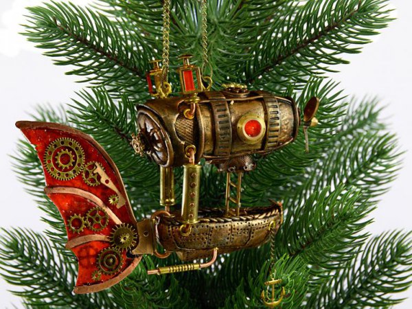 Secesná dekorácia vianočného stromčeka