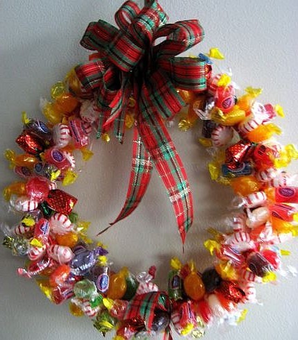 Candy wreath
